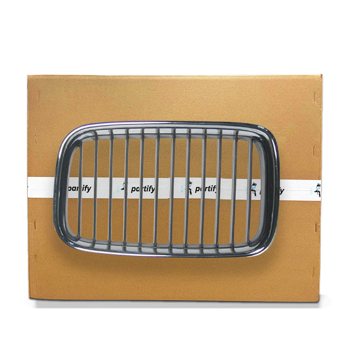 1992-1996 BMW 318i/325i/M3 CAPA Certified Grille Left Assembly Sedan - BM1200113-Partify-Painted-Replacement-Body-Parts