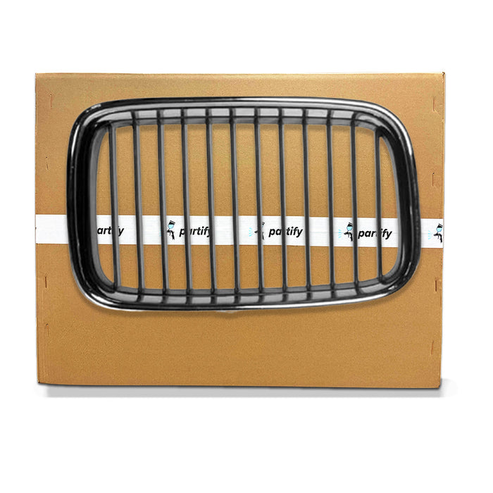 1992-1996 BMW 318i/325i/M3 CAPA Certified Grille Right Assembly Sedan - BM1200114-Partify-Painted-Replacement-Body-Parts