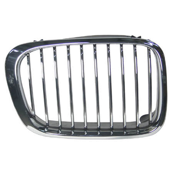 1999-2001 BMW 323i/325i/328i/330i Grille Hood Mounted Right Bright Assembly 4 Door Sedan/Wagon - BM1200121-Partify-Painted-Replacement-Body-Parts