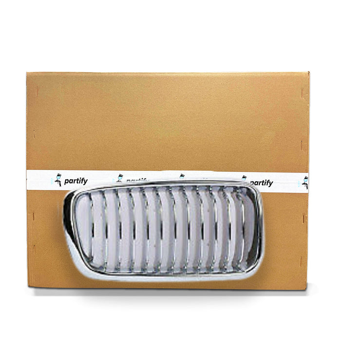 1999-2001 BMW 740i CAPA Certified Grille Hood Mounted Right Side Assembly - BM1200131-Partify-Painted-Replacement-Body-Parts