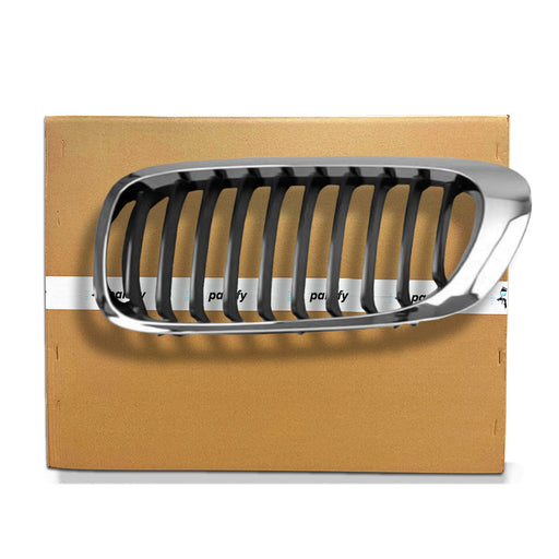 2001-2003 BMW 325Ci/330Ci/M3 CAPA Certified Grille Hood Mounted Left Side Bright To 3/03 Assembly Convertible/Coupe - BM1200134-Partify-Painted-Replacement-Body-Parts