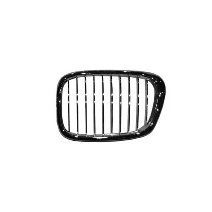 2004-2005 BMW 525i/530i/545i CAPA Certified Grille Left Side All Chrome Assembly - BM1200142-Partify-Painted-Replacement-Body-Parts