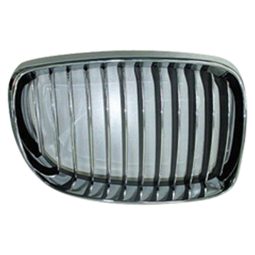 2008-2013 BMW 135i Passenger Side Grille E82/E88 Chrome Type 2 Assembly Convertible/Coupe - BM1200227-Partify-Painted-Replacement-Body-Parts