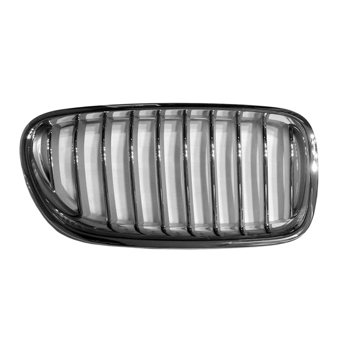 2014-2016 BMW 535d/535i/550i/ActiveHybrid 5 Driver Side Grille F10 W/O Night Vision Modern/M Sport Package Assembly - BM1200248-Partify-Painted-Replacement-Body-Parts