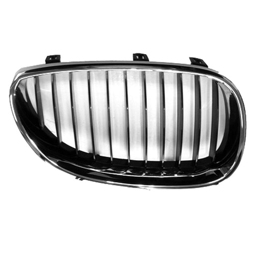 2006 BMW 530xi Passenger Side Grille E61 To 9-05 Chrome/ Assembly Wagon - BM1200287-Partify-Painted-Replacement-Body-Parts