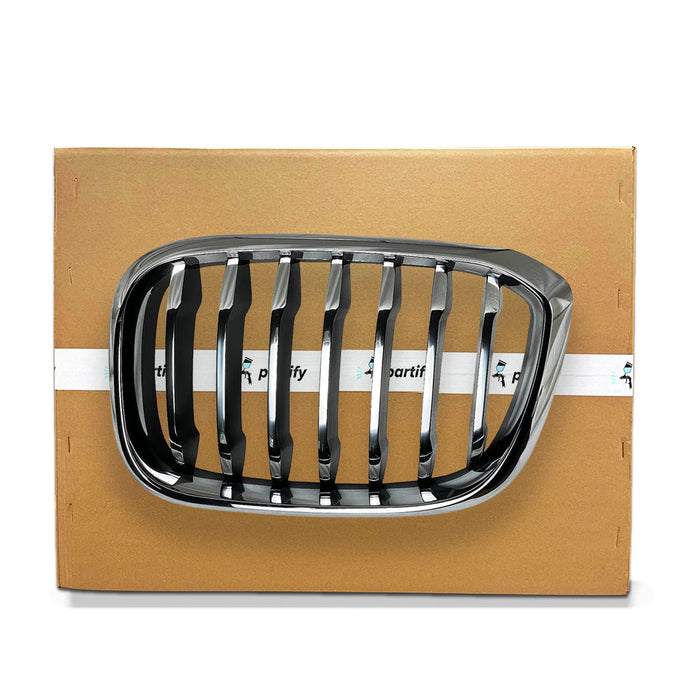 2018-2021 BMW X3 xDrive30i CAPA Certified Driver Side Grille G01 Luxury Assembly - BM1200309-Partify-Painted-Replacement-Body-Parts