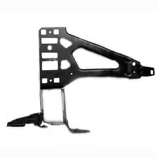 2004-2007 BMW 525i Radiator Support Front Side Panel Left Side - BM1225117-Partify-Painted-Replacement-Body-Parts