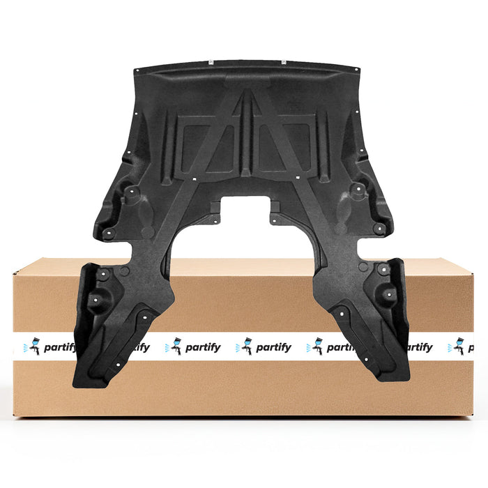 2013-2020 BMW 320i xDrive/328i GT xDrive/328i xDrive/330i xDrive/335i GT xDrive/335i xDrive/340i xDrive/428i xDrive/430i xDrive/435i xDrive/440i xDrive CAPA Certified Lower Undercar Shield F30 Front AWD Convertible/Coupe/Sedan/Wagon - BM1228193-Partify-Painted-Replacement-Body-Parts