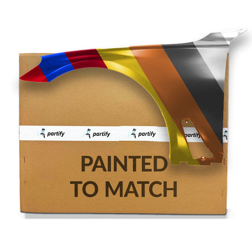 2016-2019 BMW 740e xDrive/740i/750i/750i xDrive/750Li xDrive/M760i xDrive/M760Li xDrive Front CAPA Certified Driver Side Fender G12 Aluminum - BM1240167-Partify-Painted-Replacement-Body-Parts