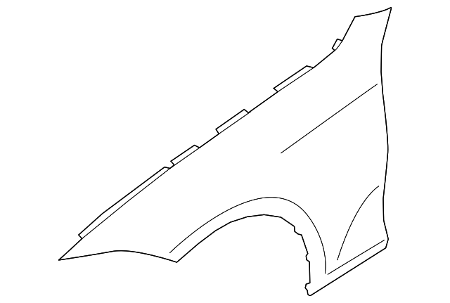 BMW 330e/330e xDrive Aluminum Fender Sedan - BM1240190