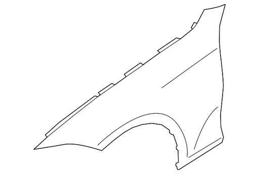 BMW 330e/330e xDrive Aluminum Fender Sedan - BM1240190