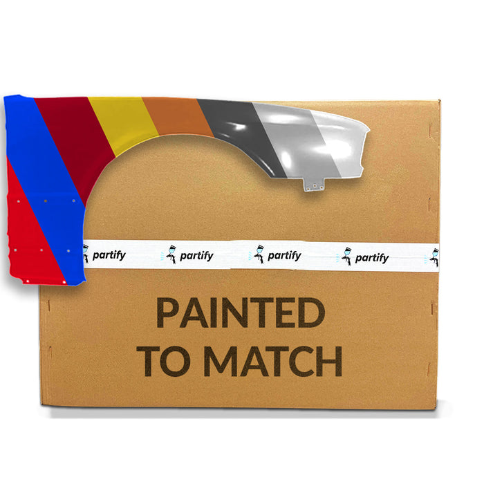 1989-1995 BMW 525i/530i/535i/540i/M5 Front CAPA Certified Passenger Side Fender W/O Fender Mount Signal Repeater Lamp - BM1241103-Partify-Painted-Replacement-Body-Parts