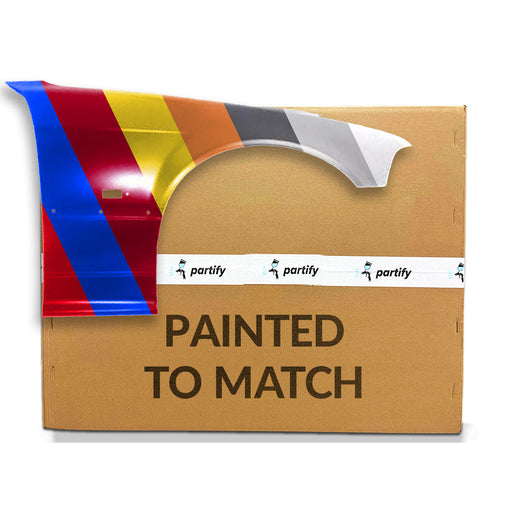 1992-1996 BMW 318i/318is/325i/328i/M3 Front CAPA Certified Passenger Side Fender W/Fender Mount Signal Repeater Lamp 2 Door Convertible/Coupe - BM1241119-Partify-Painted-Replacement-Body-Parts