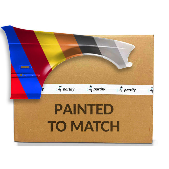 1999-2001 BMW 323i/325i/328i/330i Front CAPA Certified Passenger Side Fender E46 4 Door Sedan/Wagon - BM1241122-Partify-Painted-Replacement-Body-Parts