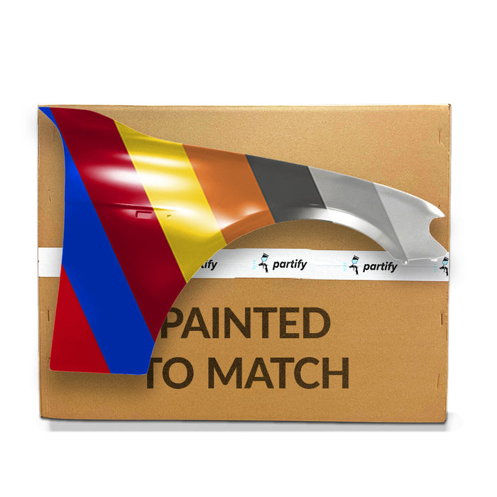 2002-2005 BMW 745i/745Li/760i/760Li Front CAPA Certified Passenger Side Fender F01 Aluminum - BM1241165-Partify-Painted-Replacement-Body-Parts