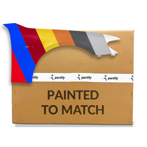 2005-2008 BMW 750i/750Li/760i/760Li Front CAPA Certified Passenger Side Fender F02 Aluminum From 3-05 - BM1241166-Partify-Painted-Replacement-Body-Parts