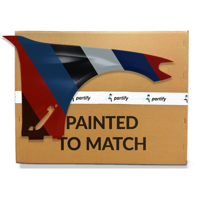 2017-2023 BMW 530e/530e xDrive/530i/530i xDrive/540i/540i xDrive Front CAPA Certified Passenger Side Fender G30 Steel Sedan - BM1241171-Partify-Painted-Replacement-Body-Parts