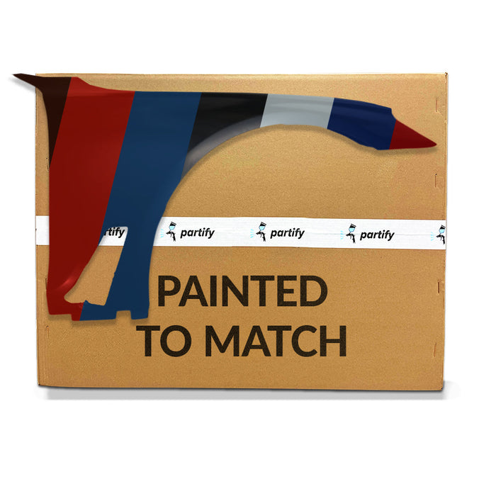 2016-2019 BMW 740e xDrive/740i/740Le xDrive/750i/750i xDrive/750Li xDrive/M760i xDrive/M760Li xDrive Front CAPA Certified Passenger Side Fender G12 Steel - BM1241181-Partify-Painted-Replacement-Body-Parts