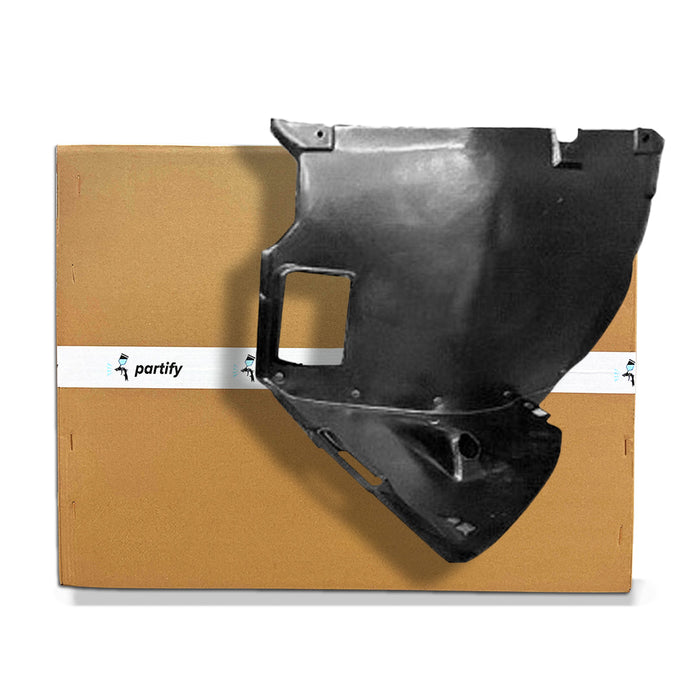 1999-2006 BMW 3 Series Sedan Front CAPA Certified Driver Side Fender Liner Front Section - BM1250106C-Partify-Painted-Replacement-Body-Parts