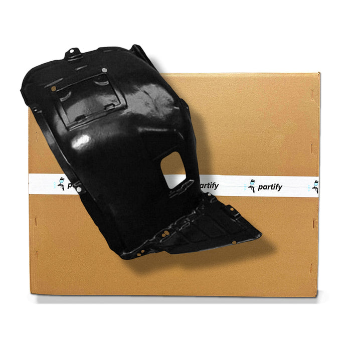 2006-2012 BMW 3 Series Sedan CAPA Certified Passenger Side Fender Liner Without M Sport Package Front Section - BM1251114C-Partify-Painted-Replacement-Body-Parts