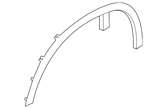 BMW X5 Wheel Arch Molding With M Package - BM1291118