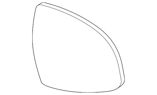 BMW X5/X6/X7 Door Mirror Glass M - BM1324120