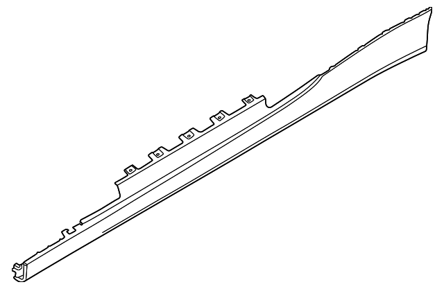 BMW 430i/430i xDrive/M440i/M440i xDrive Rocker Panel Molding Convertible With M Package - BM1606117