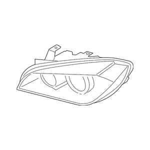 Passenger Side Headlight Lens Housing image
