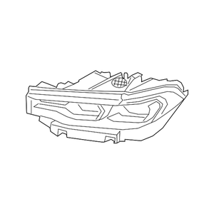 Passenger Side Headlight Lens Housing image