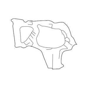 Passenger Side Fog Light Bracket image
