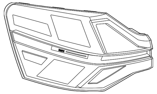 BMW X3 Tail Light Assembly - BM2805147