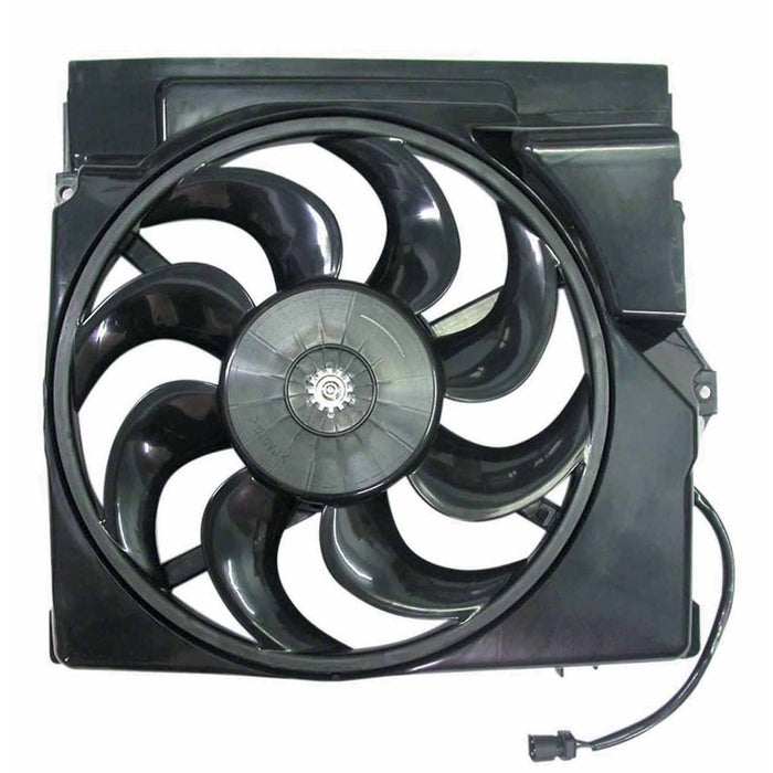 1992-1999 BMW 318i/320i/323i/325i/328i/M3 Engine Cooling Fan Assembly E36 Motor/Blade/Shroud Assy 1.8L L4/2.5L L6/2L L6/3.2L L6/3L L6 - BM3115106-Partify-Painted-Replacement-Body-Parts
