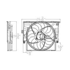 Engine Cooling Fan Assembly image