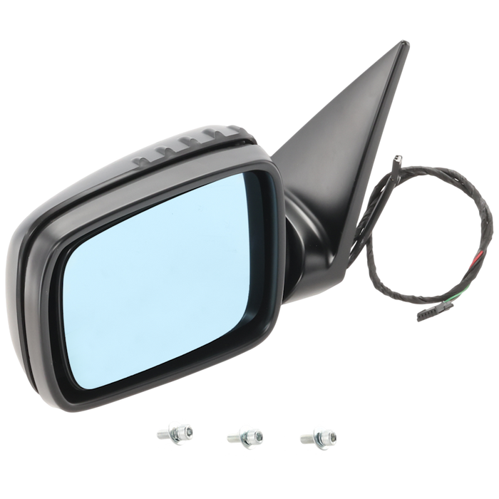 1999 BMW 323i/328i Driver Side Door Mirror E46 Std Power Heated Folding W/O Memory Assembly - BM1320131-Partify-Painted-Replacement-Body-Parts