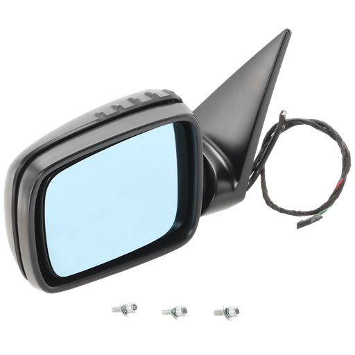 1999 BMW 323i/328i Driver Side Door Mirror E46 Std Power Heated Folding W/O Memory Assembly - BM1320131-Partify-Painted-Replacement-Body-Parts