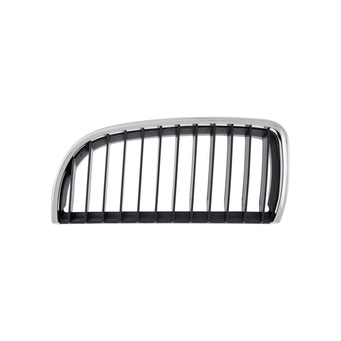 2006-2008 BMW 3 Series Sedan Grille Driver Side Chrome Black 325I/XI/328I/XI 06-08 - BM1200168-Partify-Painted-Replacement-Body-Parts