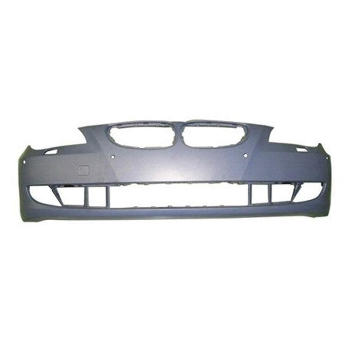 2008-2010 BMW 5 Series Front Bumper With Sensor Holes Without M-Package - BM1000193-Partify-Painted-Replacement-Body-Parts