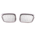 2001-2003 BMW 5 Series Grille Passenger Side Chrome Black 540 - BM1200137-Partify-Painted-Replacement-Body-Parts