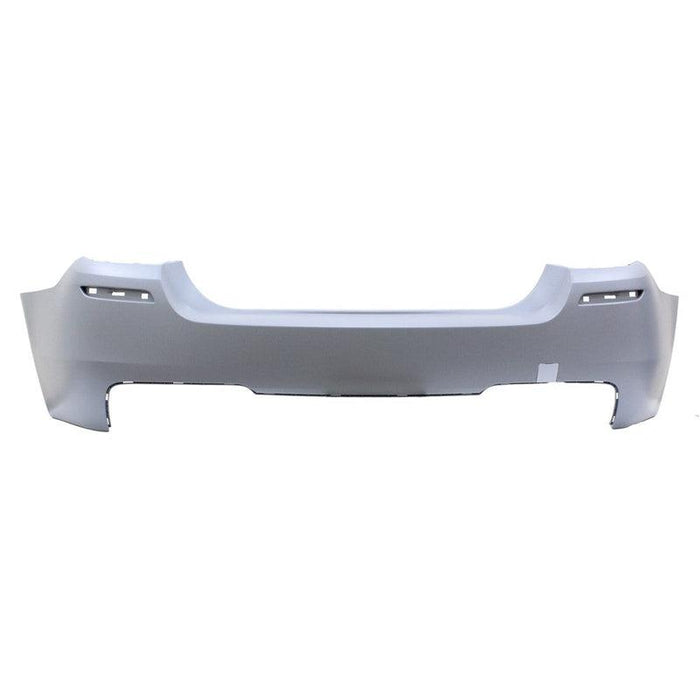 2011-2016 BMW 5 Series Rear Bumper Without Sensor Holes With M-Package - BM1100234-Partify-Painted-Replacement-Body-Parts