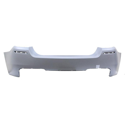 2011-2016 BMW 5 Series Rear Bumper Without Sensor Holes With M-Package - BM1100234-Partify-Painted-Replacement-Body-Parts