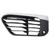 2016-2018 BMW X1 Lower Grille Driver Side Painted Black With Silver Moulding With Sensor X-Line Model - BM1038201-Partify-Painted-Replacement-Body-Parts