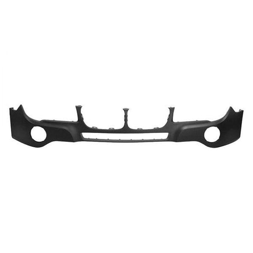 2007-2010 BMW X3 CAPA Certified Front Upper Bumper With Headlight Washer Holes - BM1000215C-Partify-Painted-Replacement-Body-Parts