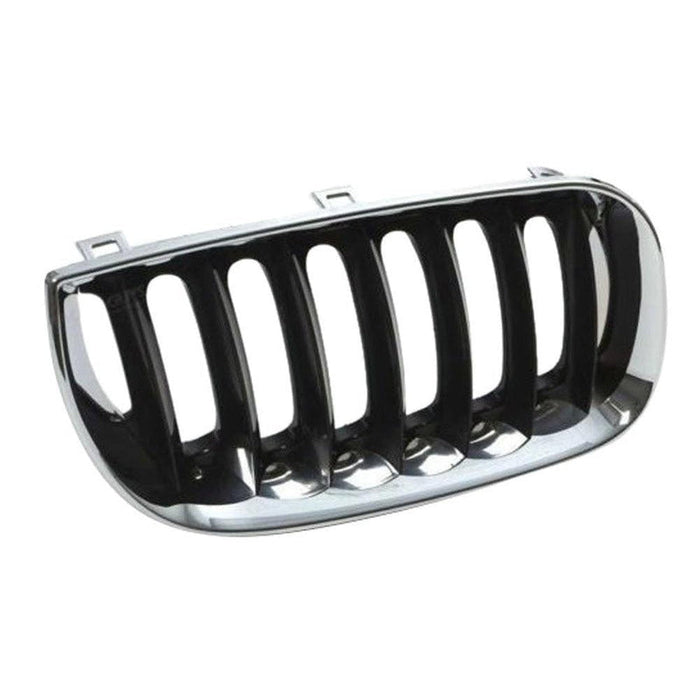 2004-2006 BMW X3 Grille Passenger Side Chrome Black - BM1200169-Partify-Painted-Replacement-Body-Parts