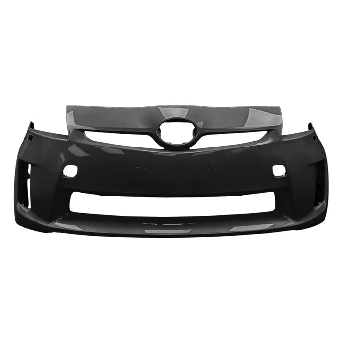 2010-2011 Toyota Prius Front Bumper With Headlight Washer Holes & With Sensor Holes - TO1000360-Partify-Painted-Replacement-Body-Parts