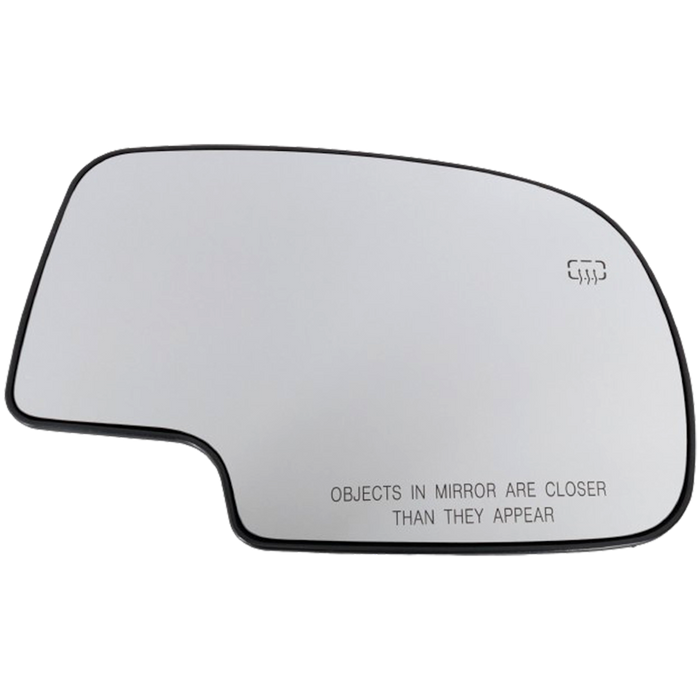1999-2007 Cadillac Escalade/Chevrolet Avalanche 1500/Avalanche 2500/Silverado 1500/Silverado 1500 Classic/Tahoe/GMC Sierra 1500/Sierra 1500 Classic/Yukon Passenger Side Door Mirror Glass Heated W/O Signal Lamps W/O Light Sensitive - GM1325103-Partify-Painted-Replacement-Body-Parts