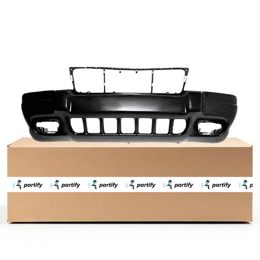 1999-2003 Jeep Grand Cherokee Front Bumper With Fog Light Washer Holes - CH1000265-Partify-Painted-Replacement-Body-Parts