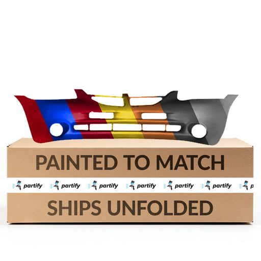 1999-2000 Dodge Caravan CAPA Certified Front Bumper W/Round Fog Lamps Smooth Finish - CH1000270-Partify-Painted-Replacement-Body-Parts