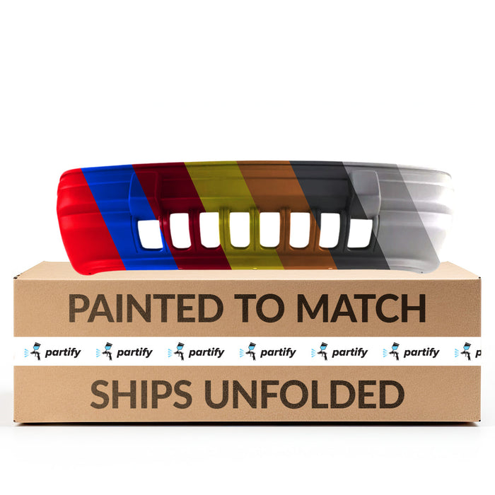 1993-1995 Jeep Grand Cherokee Laredo CAPA Certified Front Bumper Textured Argent - CH1000295-Partify-Painted-Replacement-Body-Parts