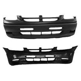 1999-2000 Dodge Caravan Base/SE Front Bumper W/O Fog Lamps Textured Finish Gray-Green Bottom - CH1000304-Partify-Painted-Replacement-Body-Parts