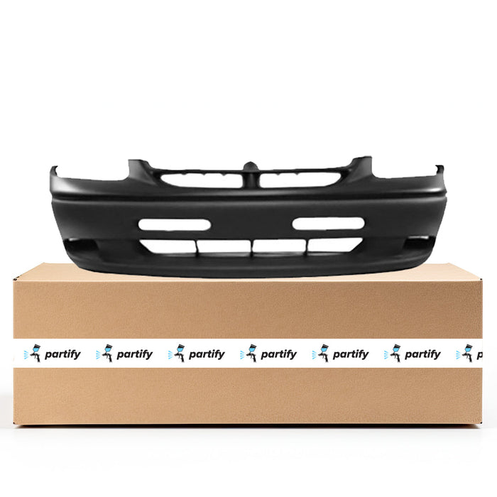 1999-2000 Dodge Caravan Base/SE CAPA Certified Front Bumper W/O Fog Lamps Textured Finish Gray-Green Bottom - CH1000304-Partify-Painted-Replacement-Body-Parts